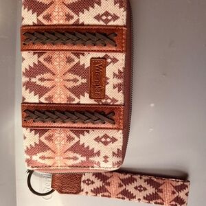 Wrangler wristlet wallet